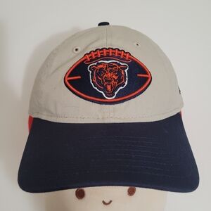 New Era Chicago Bears Stone/Navy 2024 Sideline Historic 9FIFTY Snapback Hat
